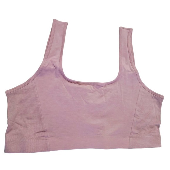 Fabletics RestoreKnit Scoop Back Bralette Trail Dust 3X - Picture 2 of 9